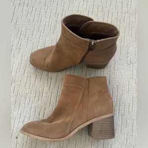 Target suede square toe boots